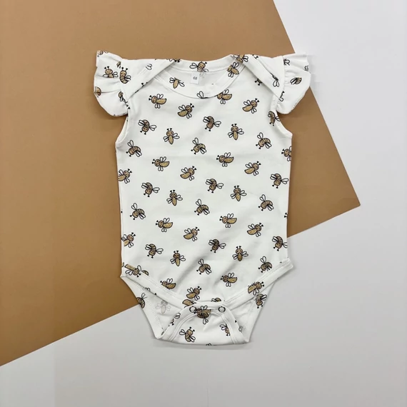 Ujjatlan Fodros Body Méhecskés Glitterrel
