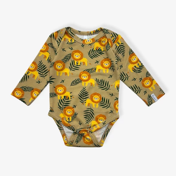 Hosszú Ujjú Body Drapp Oroszlános